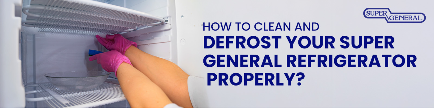 Cleaning-and-defrosting-a-Super-General-refrigerator-with-shelves-and-door-open-for-deep-cleaning-